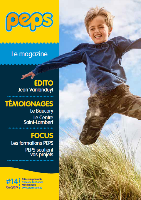 Couverture du magazine Peps de juin 2019