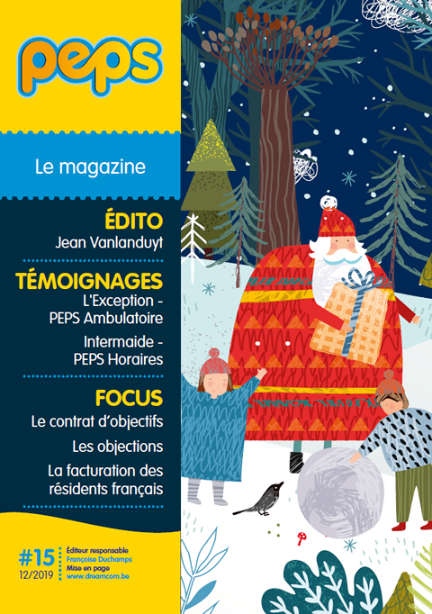 Couverture du magazine Peps de décembre 2019