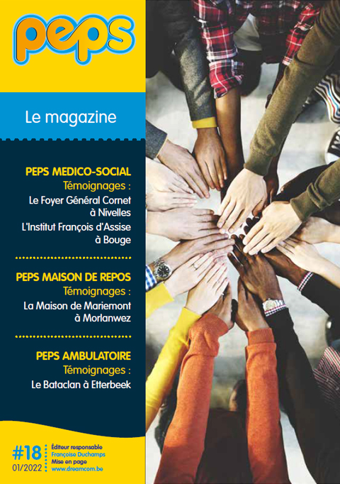 Couverture du magazine Peps de janvier 2022